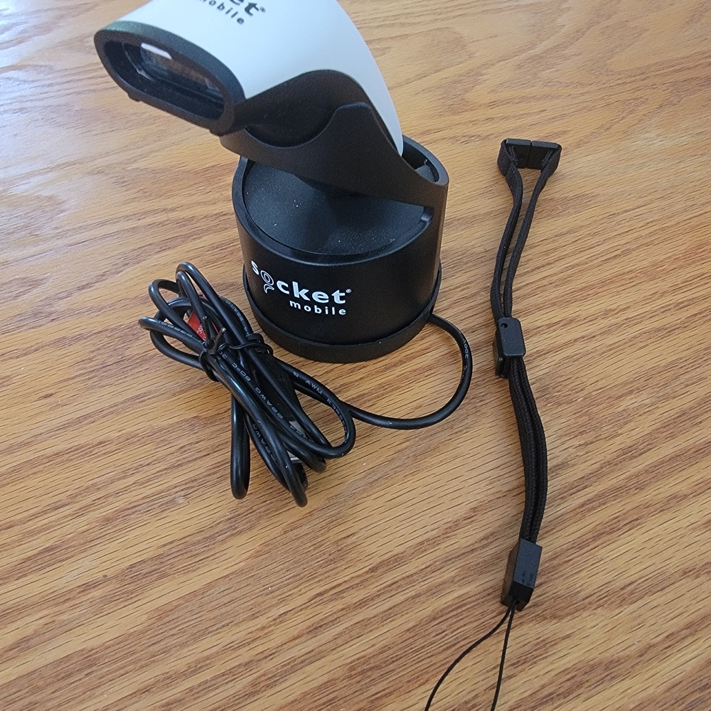 White and Black Barcode Scanner - Picture 4 of 8